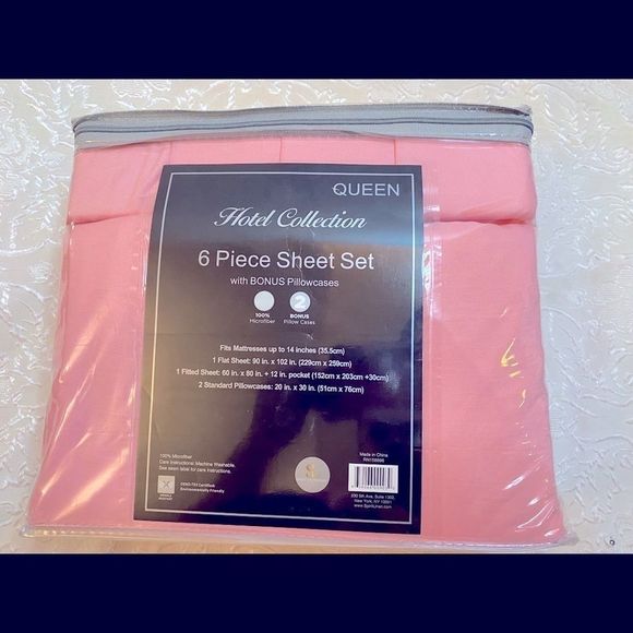 Hotel Collection Bedding Hotel Collection 6 Piece Sheet Set Size